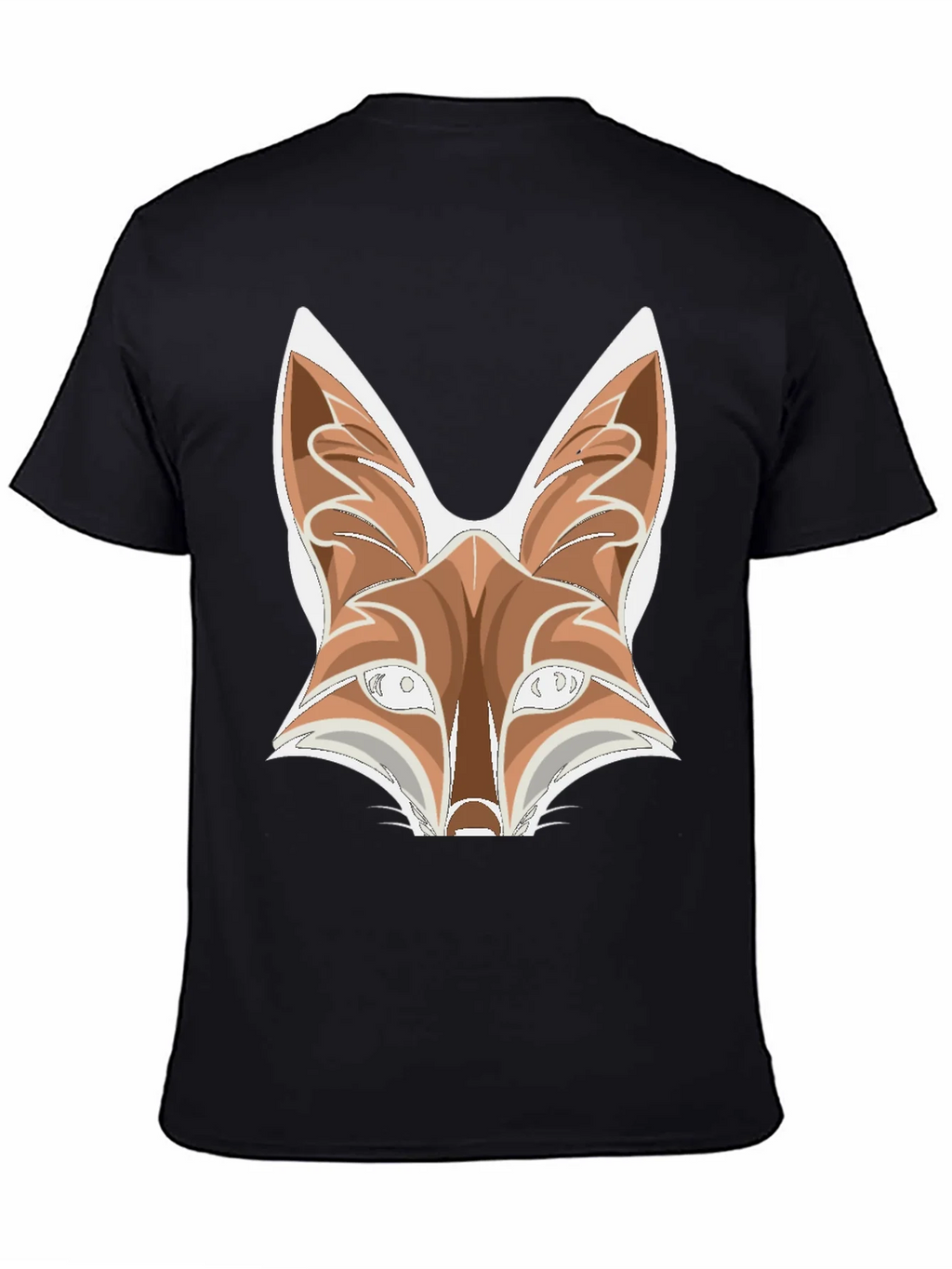 Fox Graphic Tee - Black Cotton Blend T-Shirt product image 4