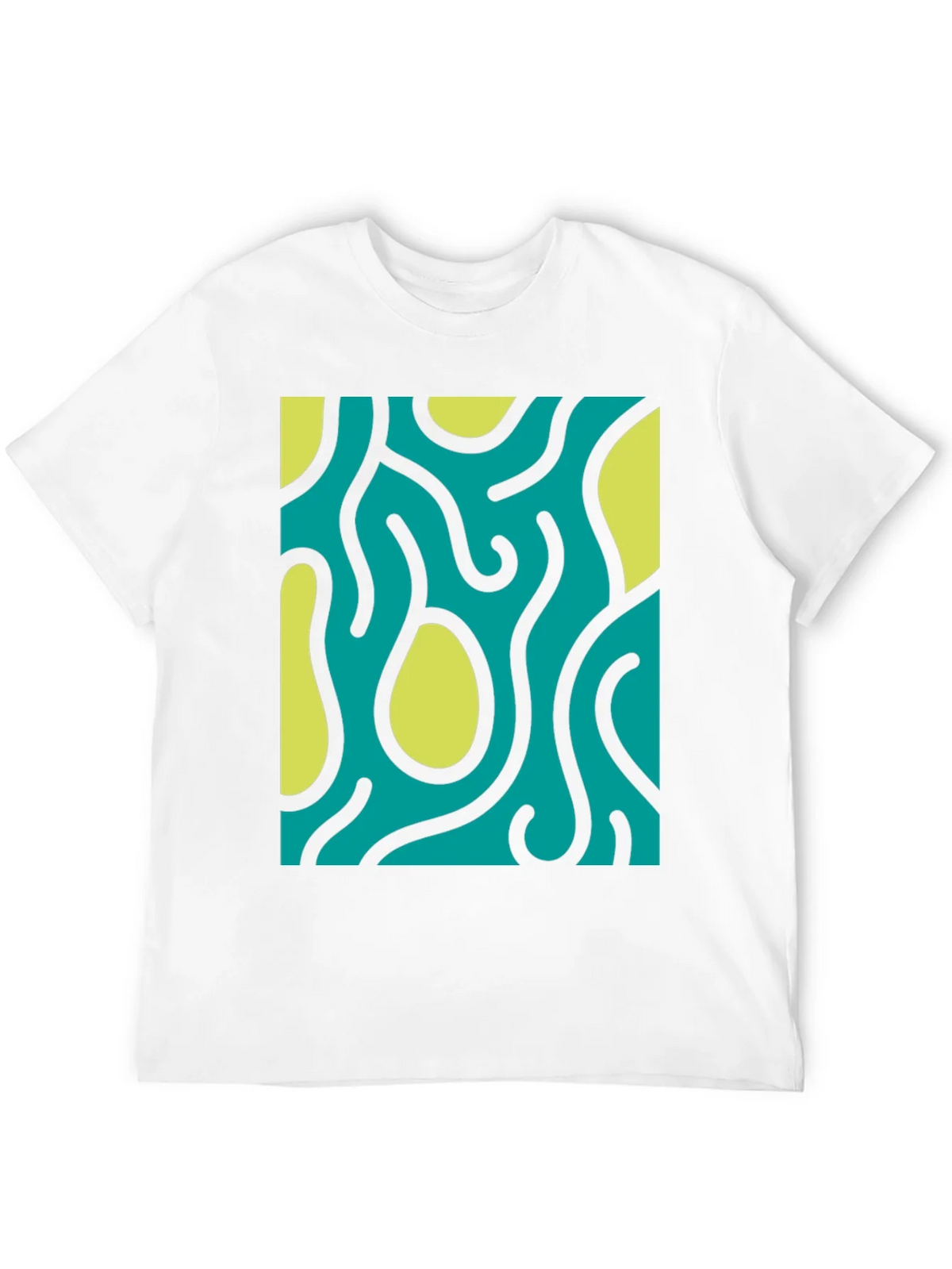 Abstract Pattern Graphic T-Shirt - Stylish Casual Wear product image 7