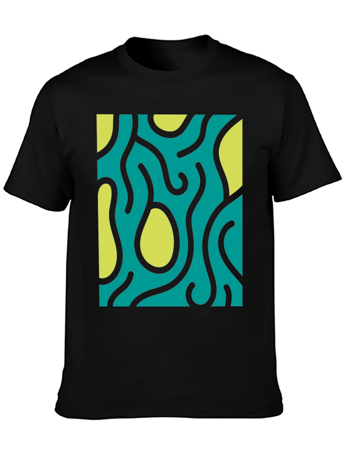 Abstract Pattern Graphic T-Shirt - Stylish Casual Wear product image 2
