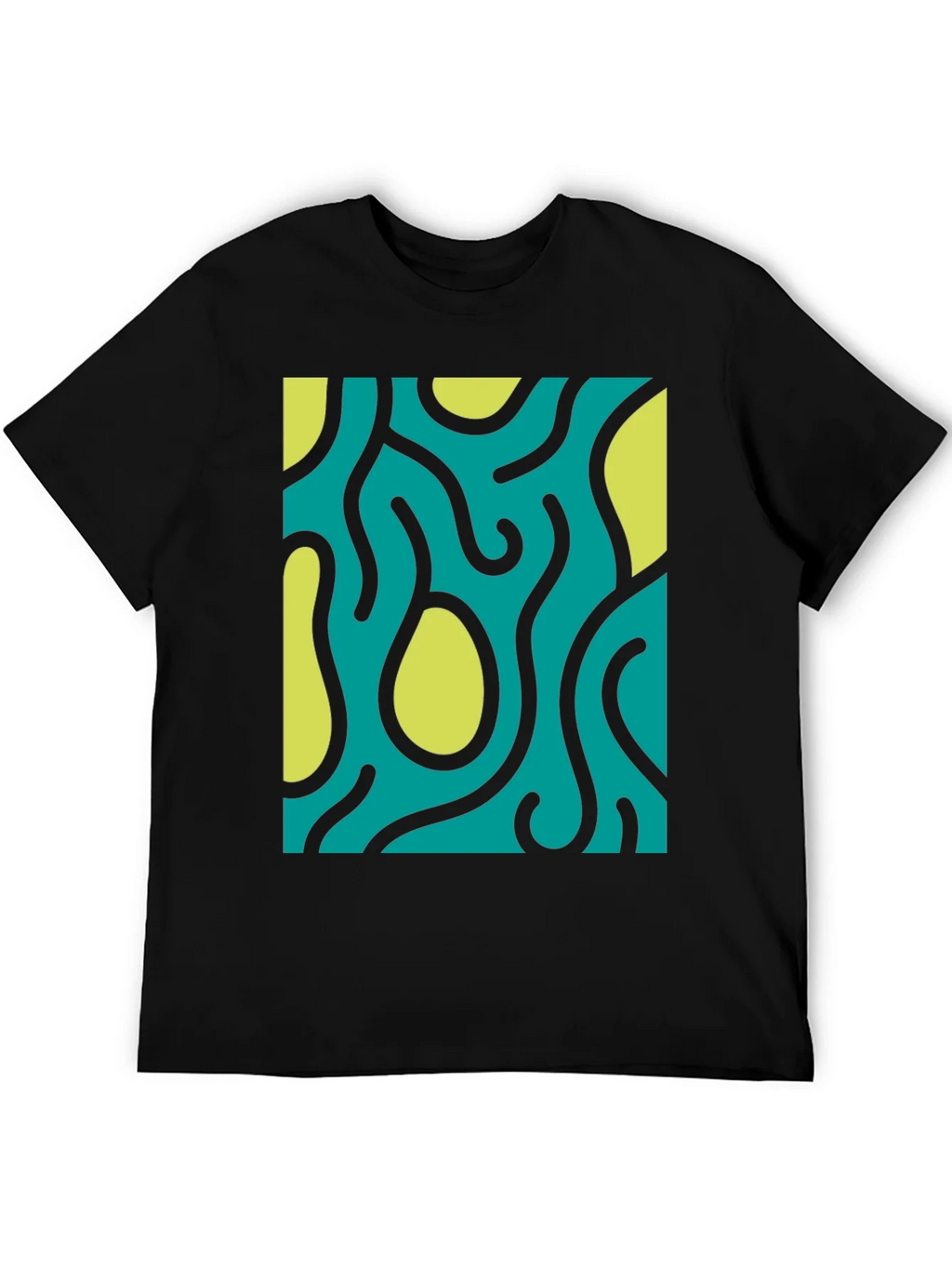Abstract Pattern Graphic T-Shirt - Stylish Casual Wear product image 4