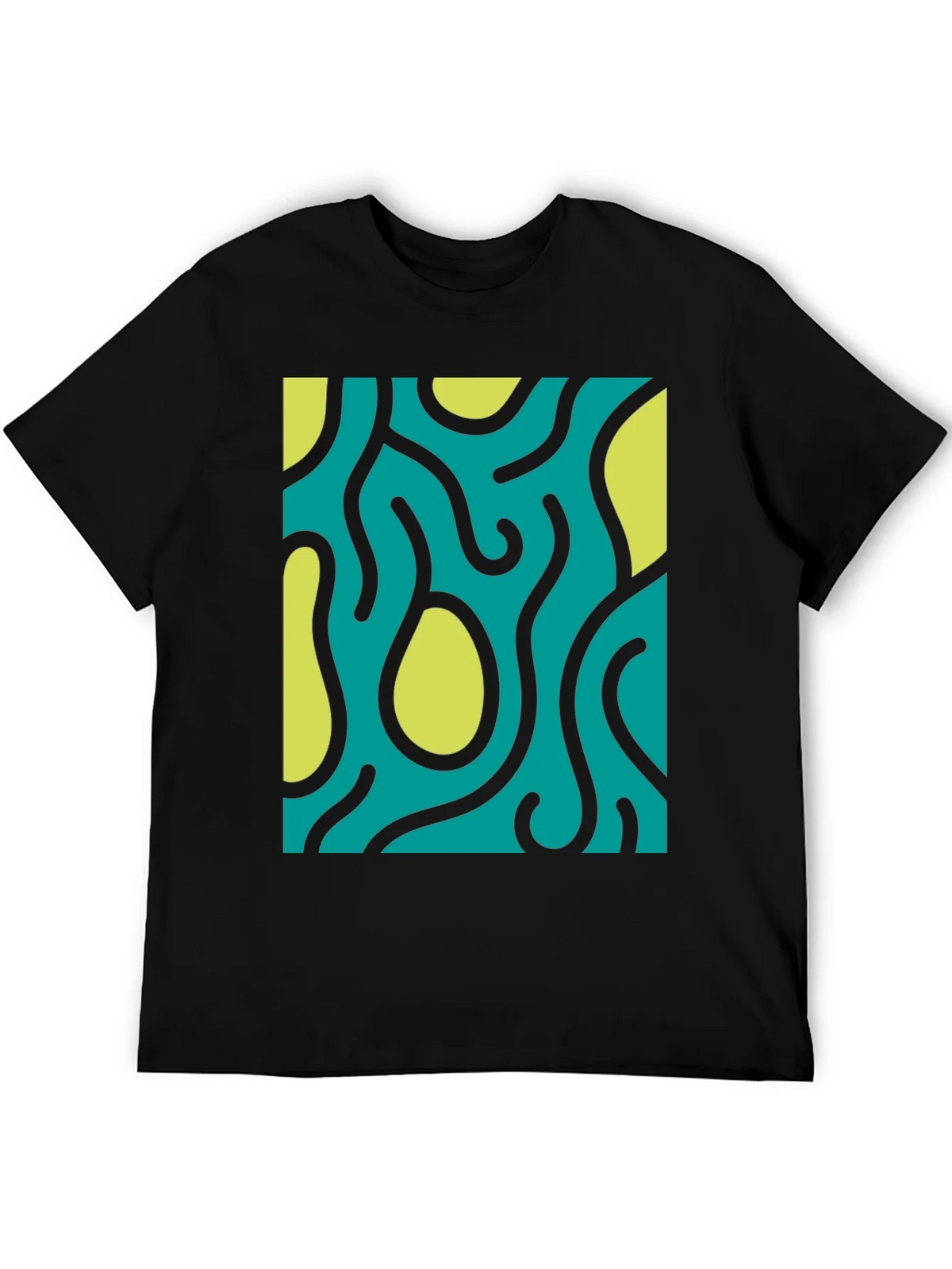 Abstract Pattern Graphic T-Shirt - Stylish Casual Wear product image 4