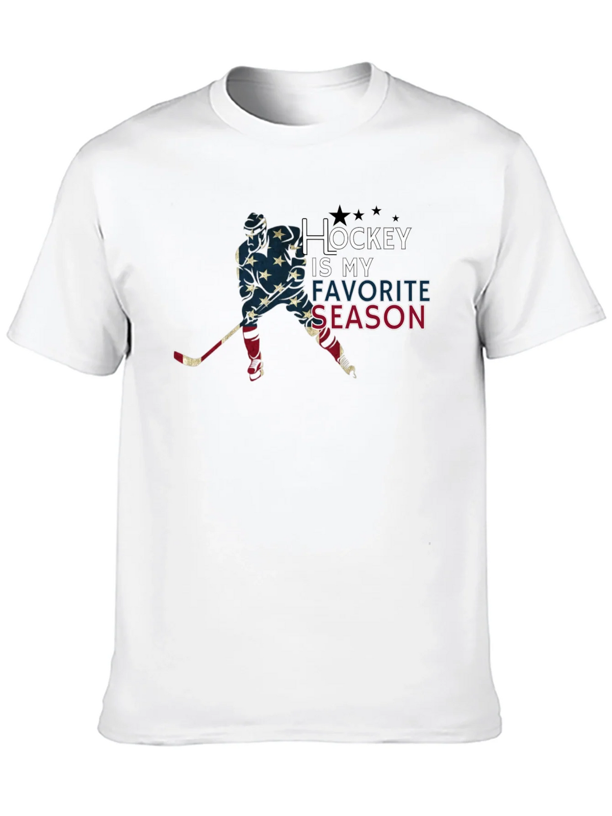 Hockey Is My Favorite Season T-Shirt - Patriotic Tee product image 9