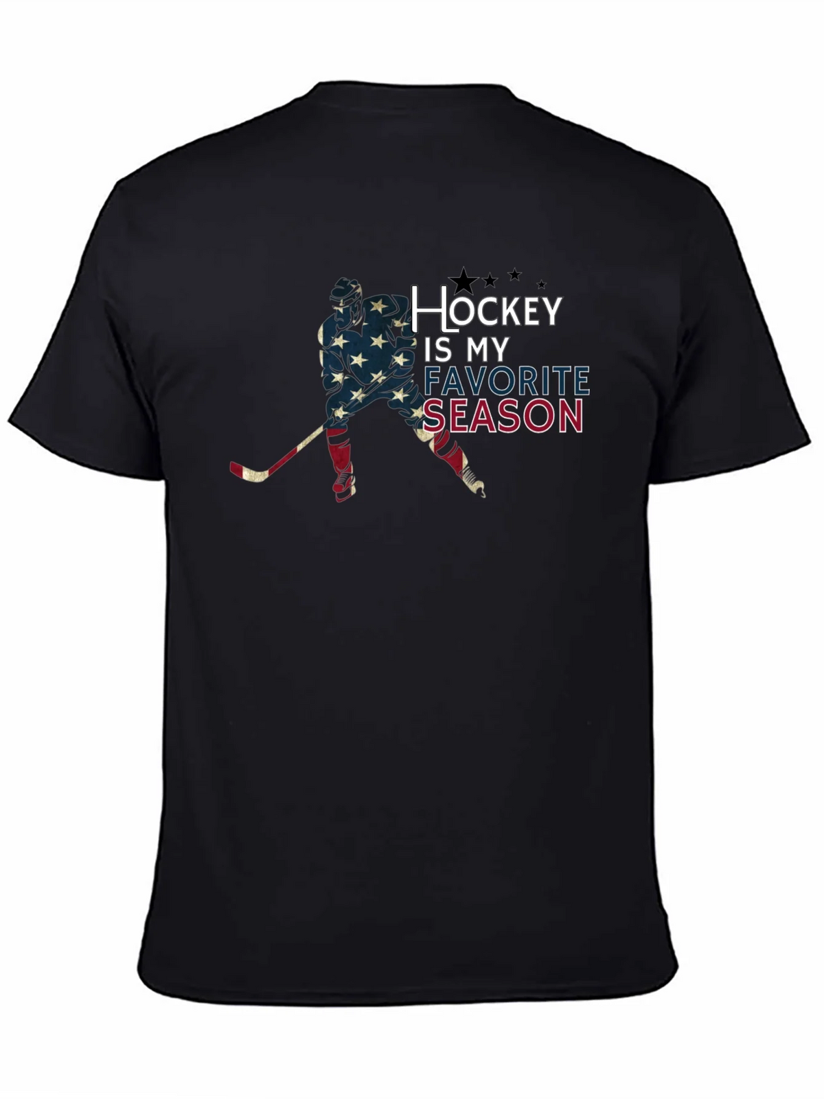 Hockey Is My Favorite Season T-Shirt - Patriotic Tee product image 4