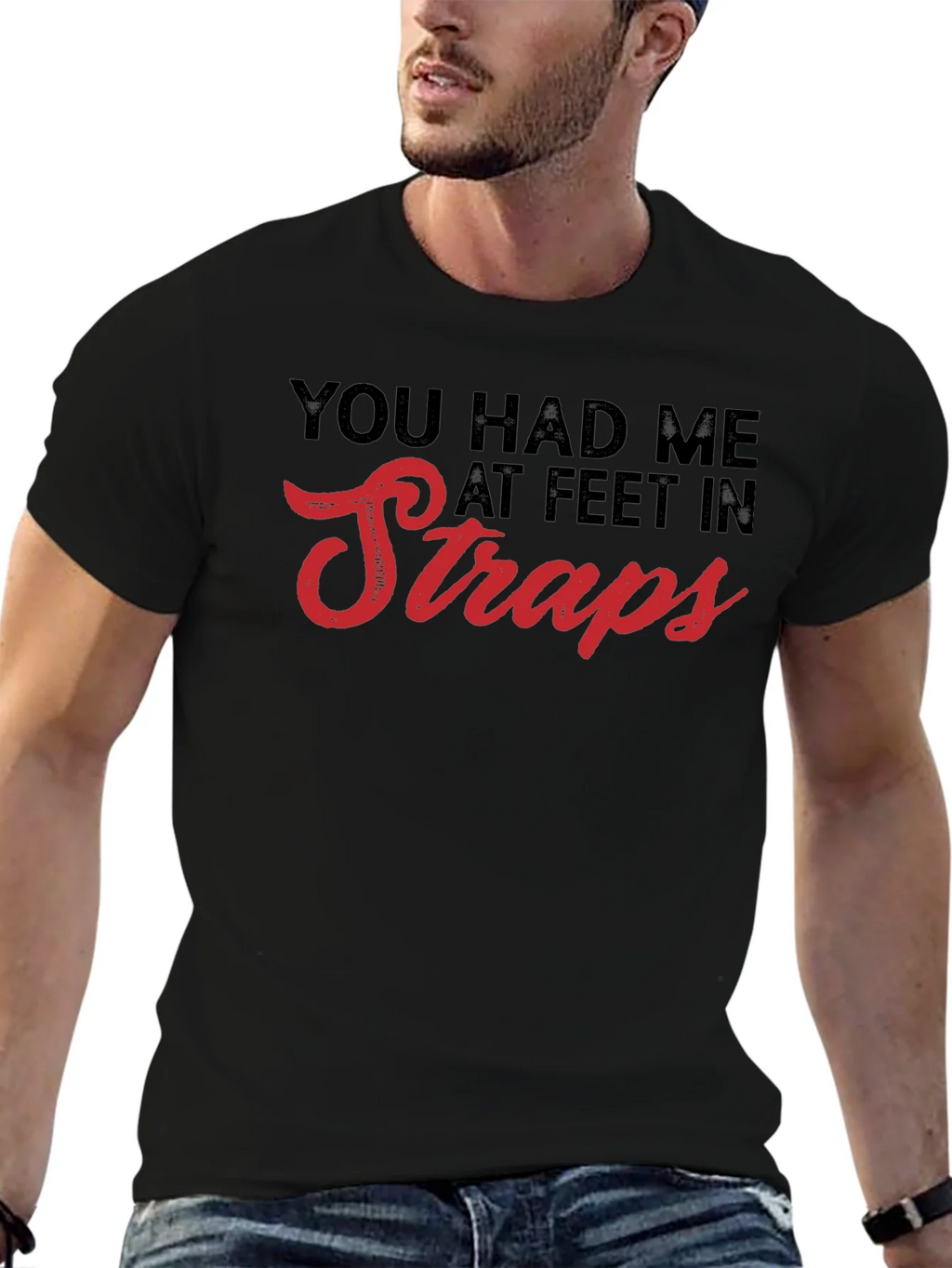 You Had Me At Feet In Straps T-Shirt product image 6