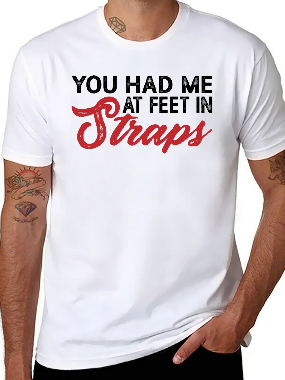You Had Me At Feet In Straps T-Shirt product image 7
