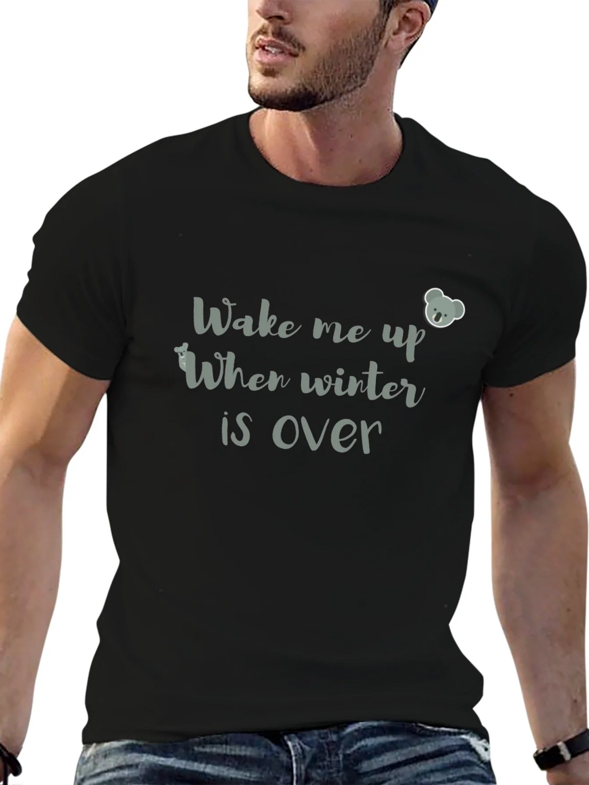 Wake Me Up When Winter Is Over Graphic Tee product image 4
