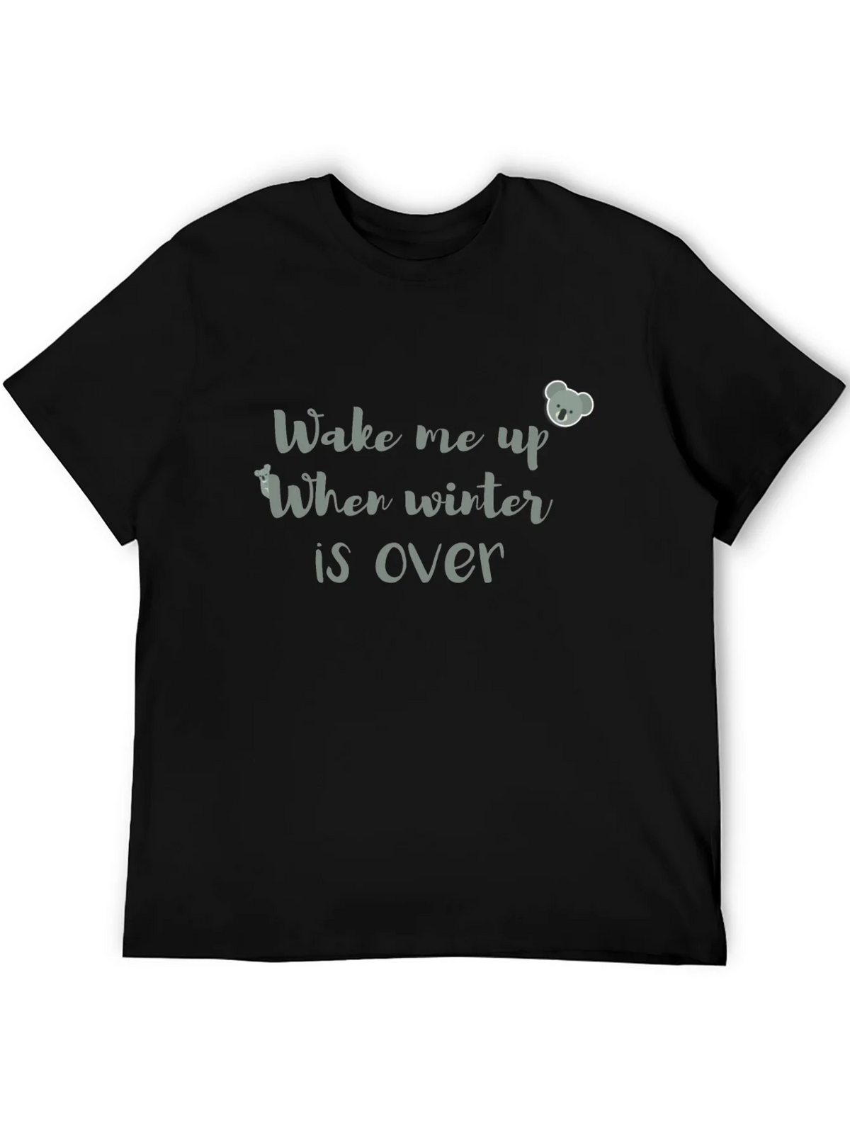 Wake Me Up When Winter Is Over Graphic Tee product image 3