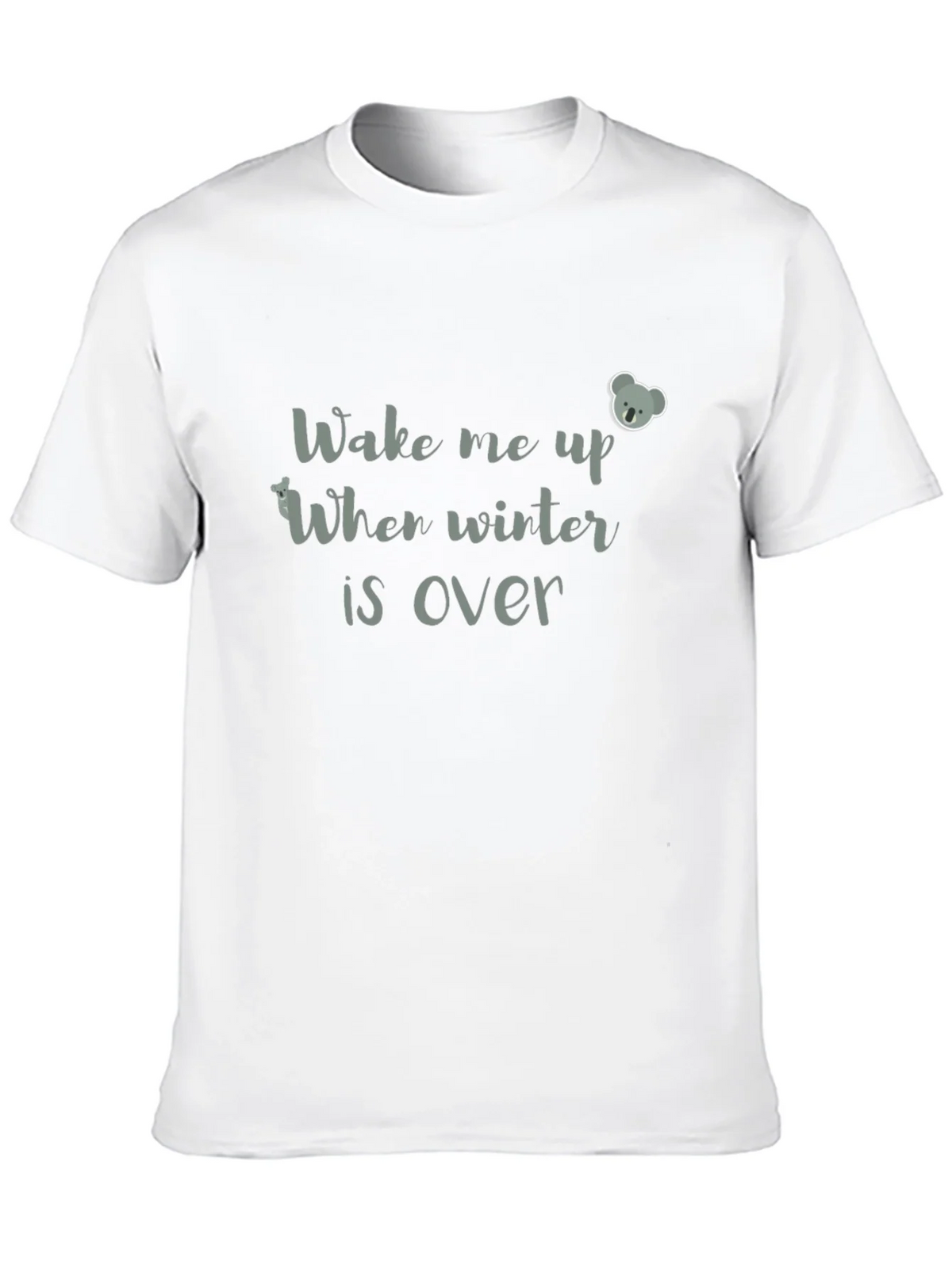 Wake Me Up When Winter Is Over Graphic Tee product image 7
