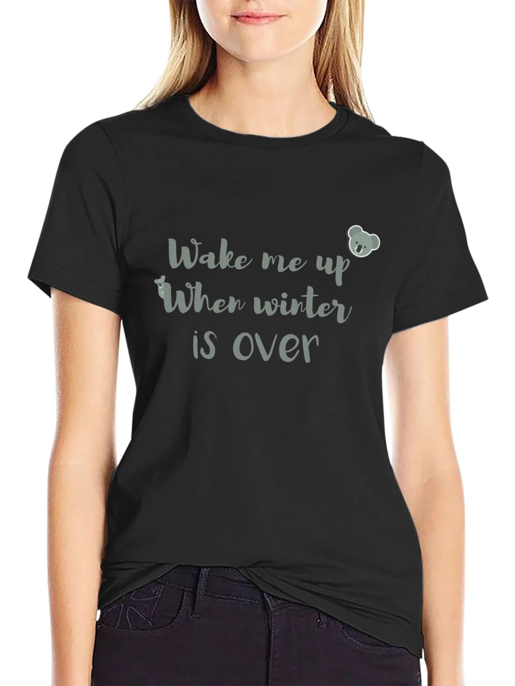 Wake Me Up When Winter Is Over Graphic Tee product image 1