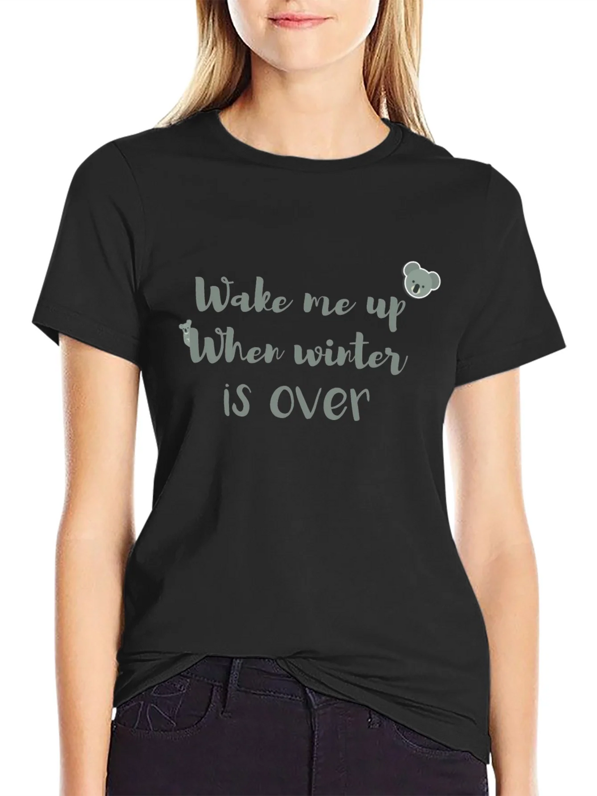 Wake Me Up When Winter Is Over Graphic Tee product image 1