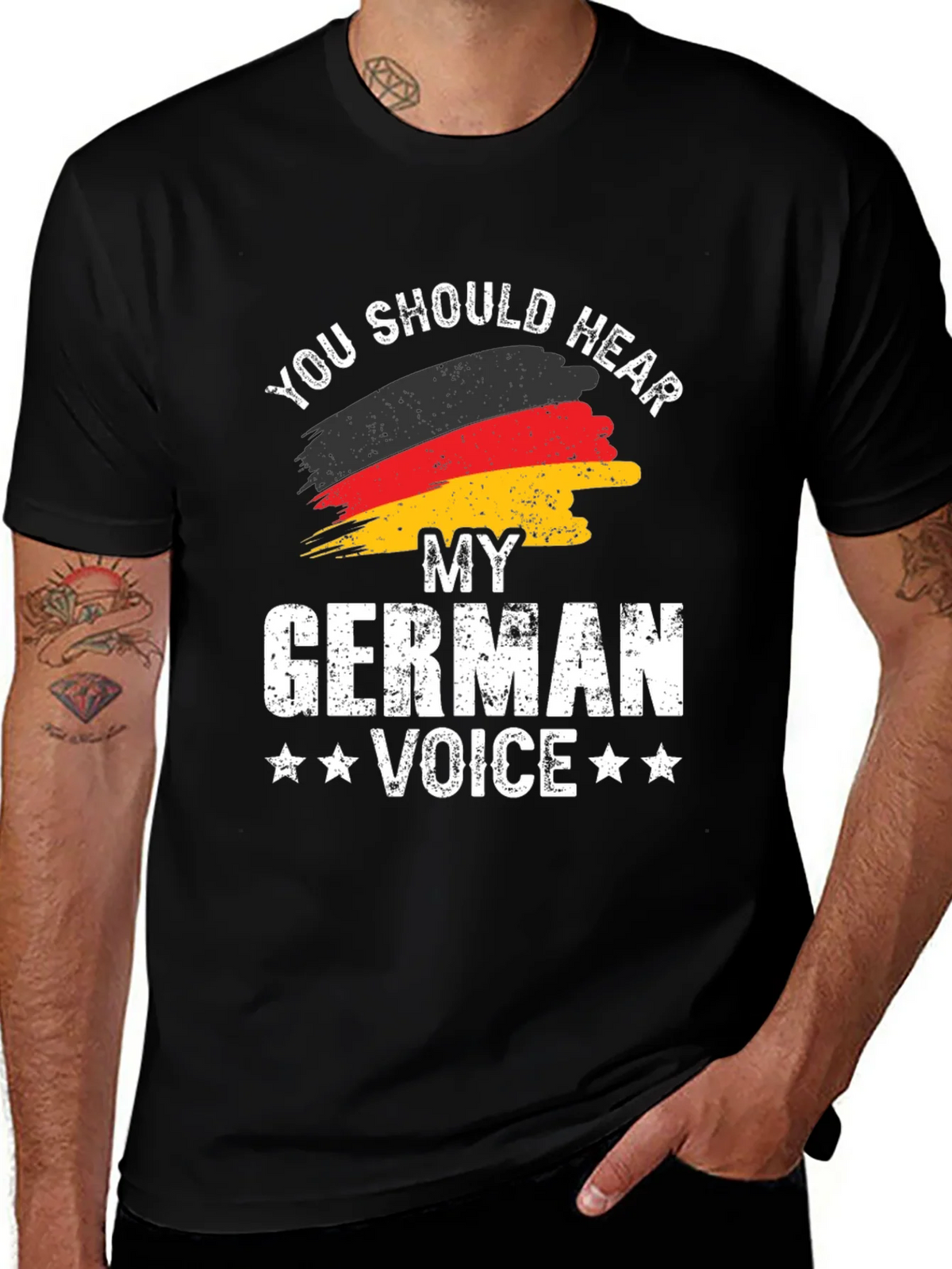 German Pride T-Shirt - You Should Hear My Voice product image 1
