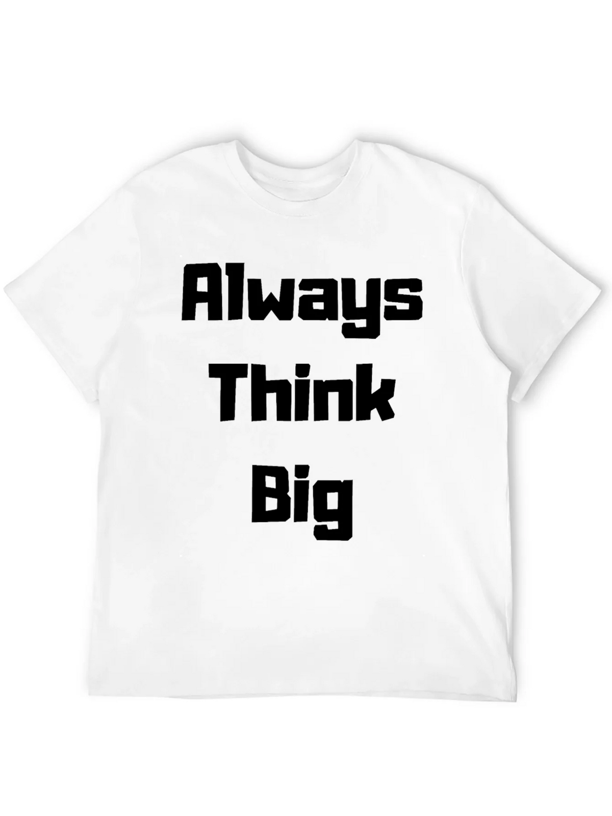 Always Think Big Black T-Shirt product image 11