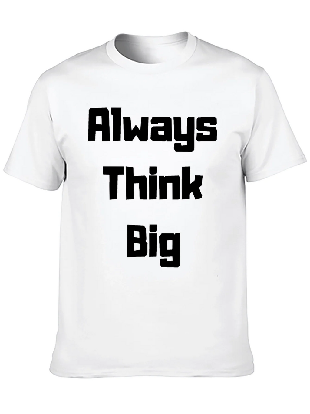 Always Think Big Black T-Shirt product image 9