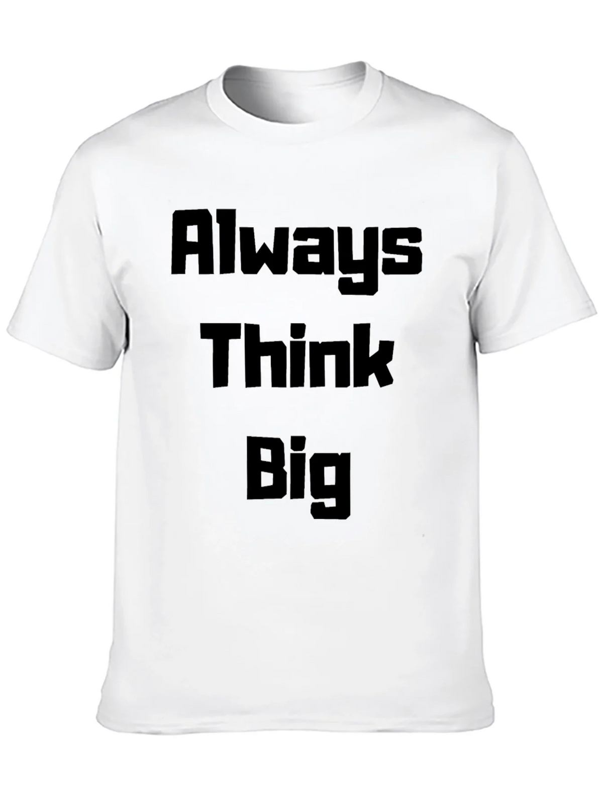 Always Think Big Black T-Shirt product image 9