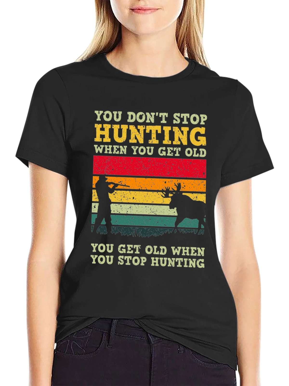 Hunting Graphic T-Shirt - You Dont Stop product image 2