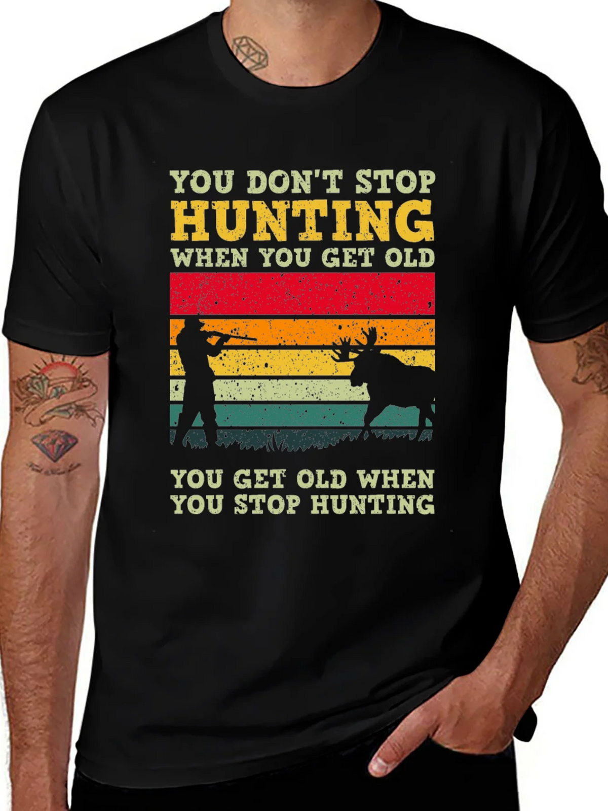 Hunting Graphic T-Shirt - You Dont Stop product image 1