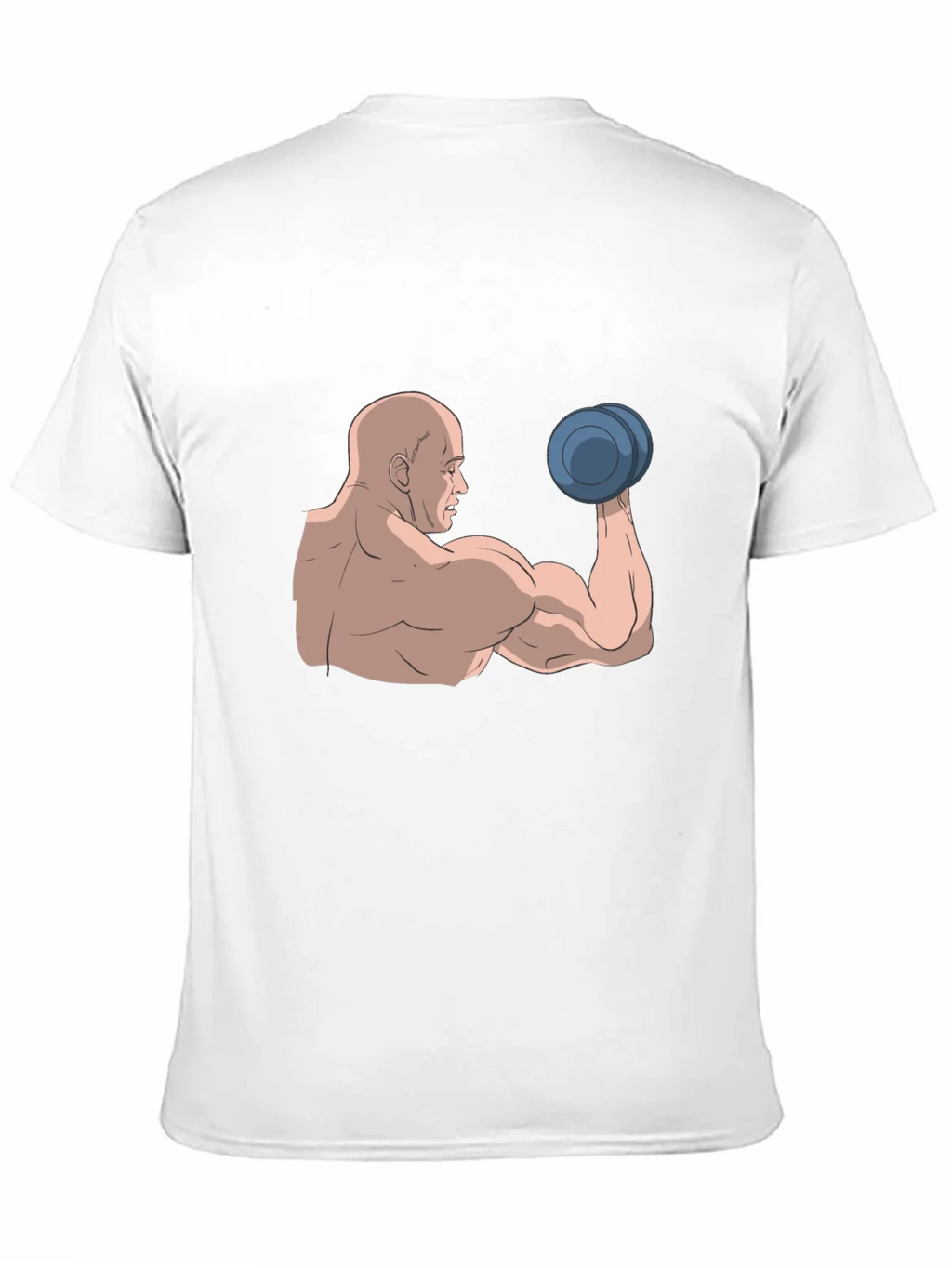 Muscle Man Graphic Tee - Black Cotton T-Shirt product image 10