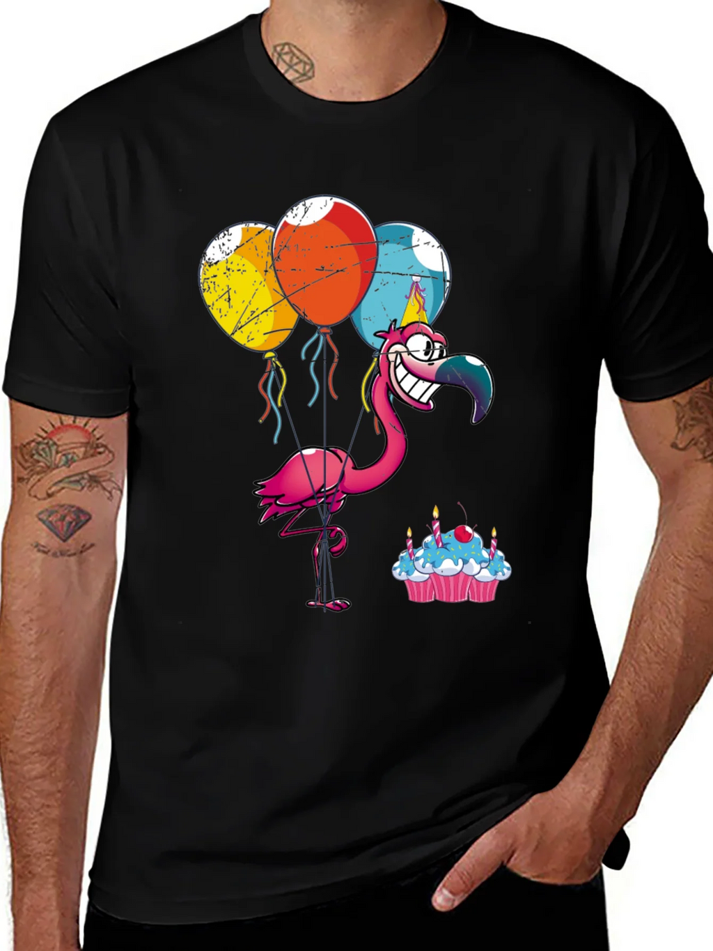 Party Flamingo T-Shirt: Birthday Celebration Tee product image 1