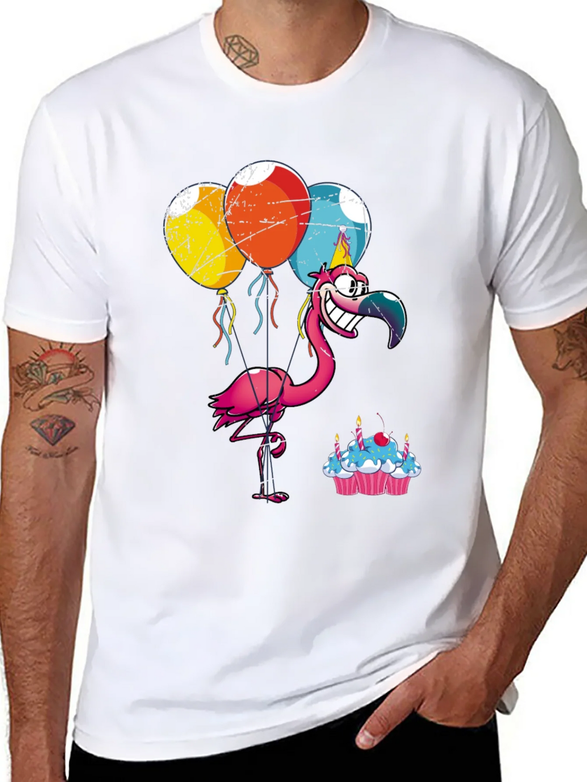 Party Flamingo T-Shirt: Birthday Celebration Tee product image 7