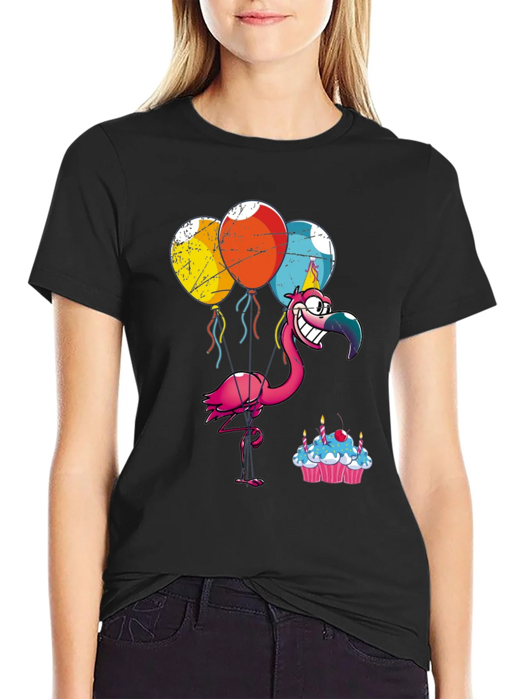 Party Flamingo T-Shirt: Birthday Celebration Tee product image 2