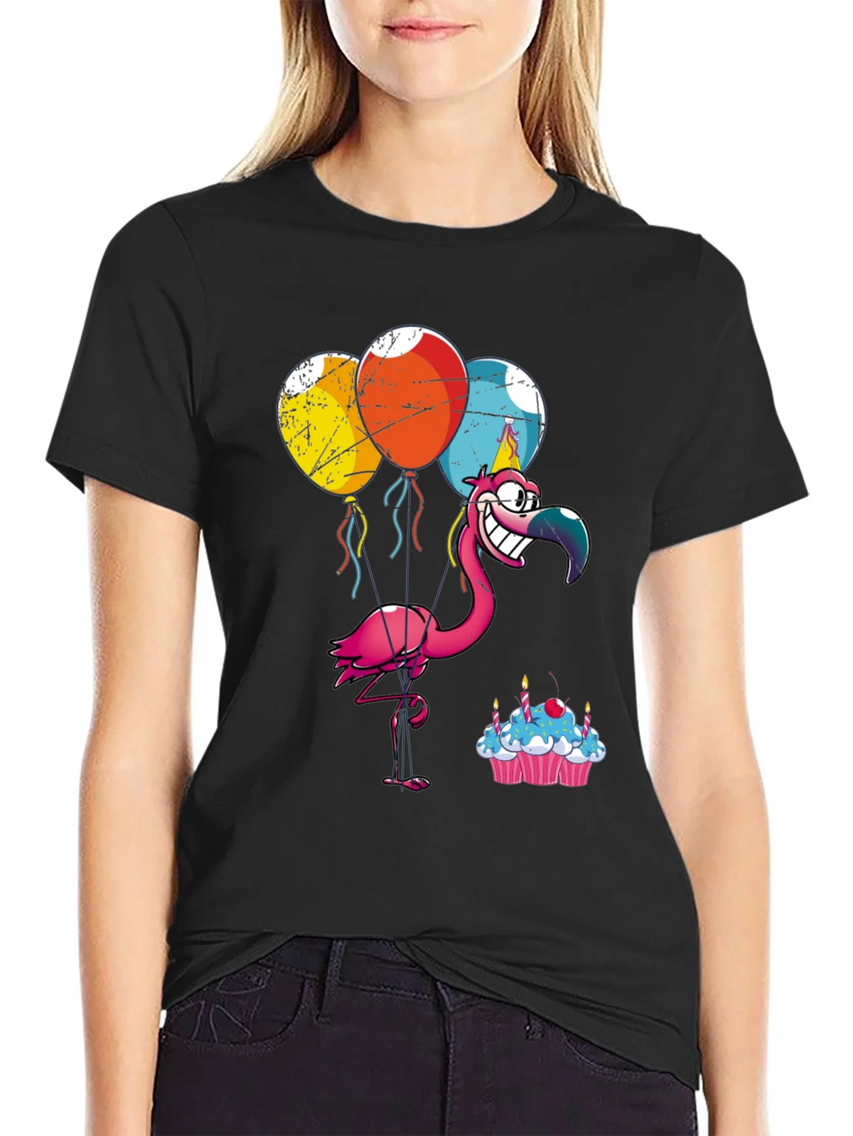 Party Flamingo T-Shirt: Birthday Celebration Tee product image 2
