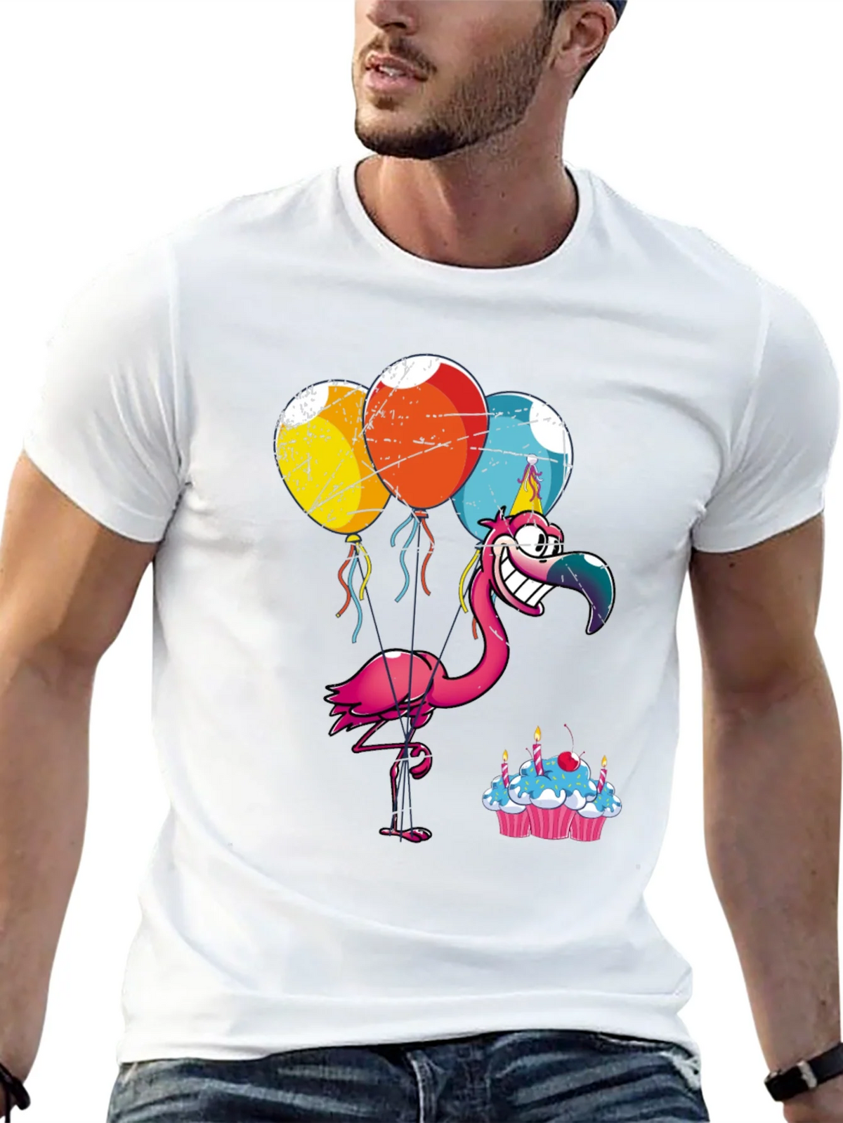 Party Flamingo T-Shirt: Birthday Celebration Tee product image 12
