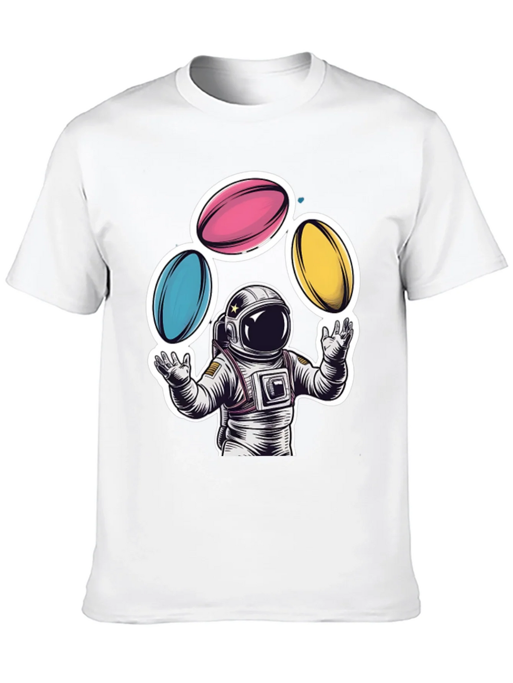 Astronaut Juggling Planets Graphic Tee product image 9