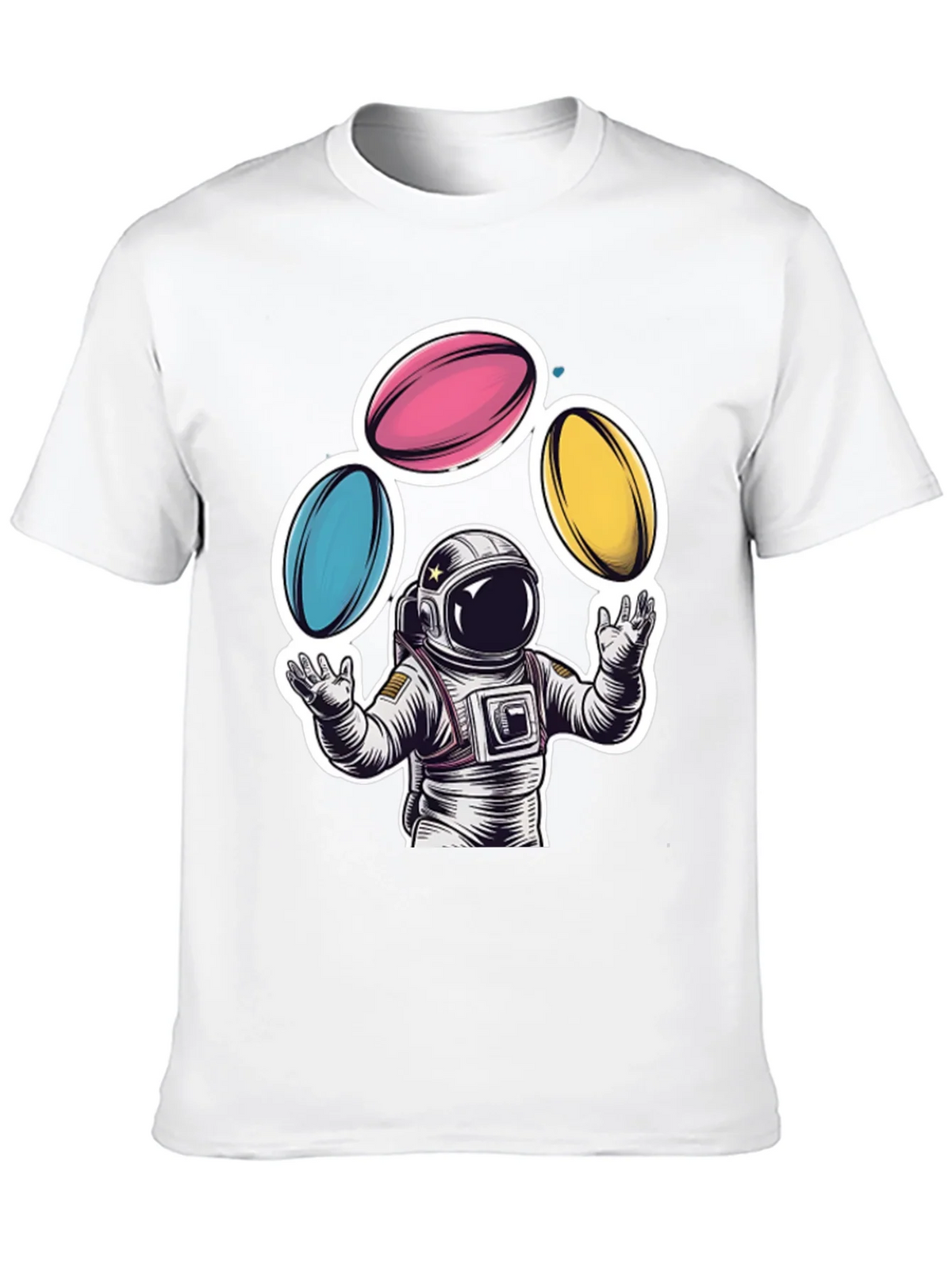 Astronaut Juggling Planets Graphic Tee product image 9