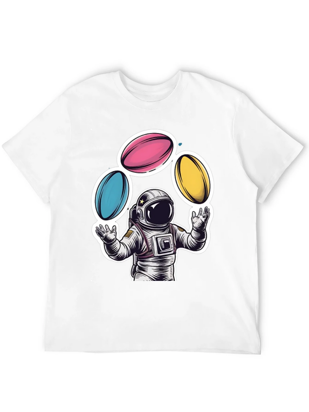 Astronaut Juggling Planets Graphic Tee product image 11