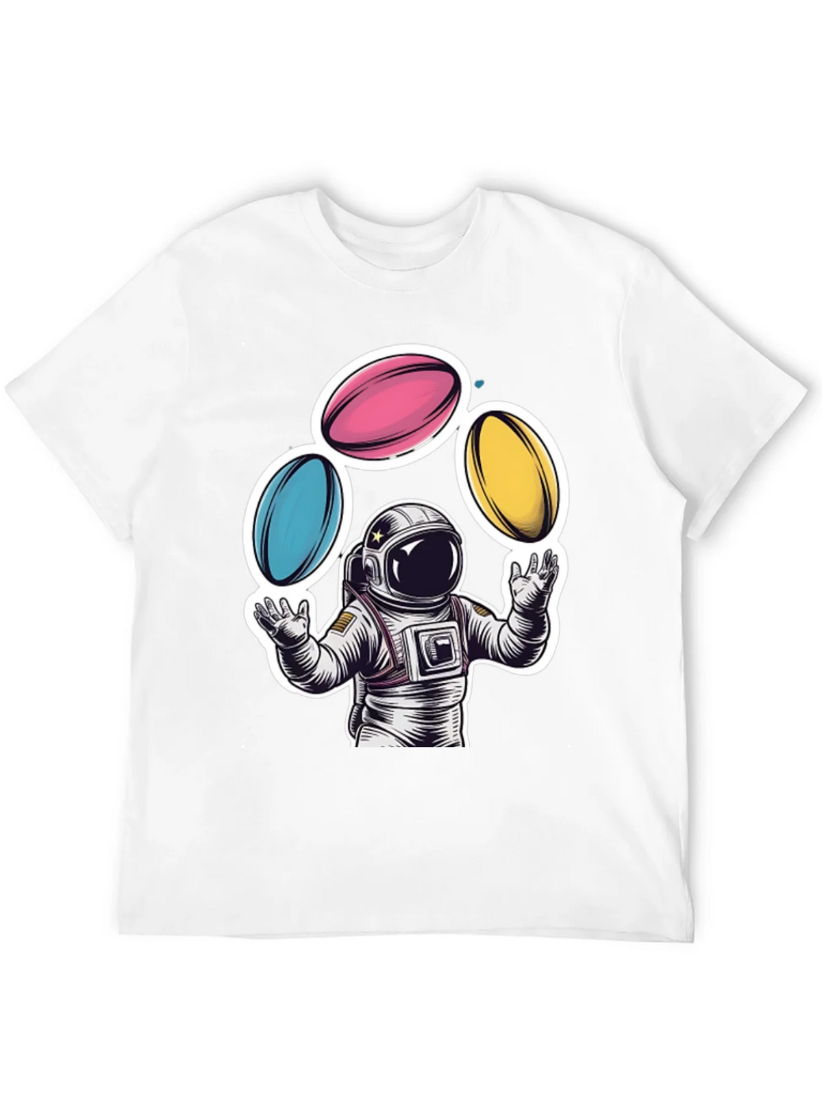 Astronaut Juggling Planets Graphic Tee product image 11