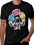 Astronaut Juggling Planets Graphic Tee product image 1