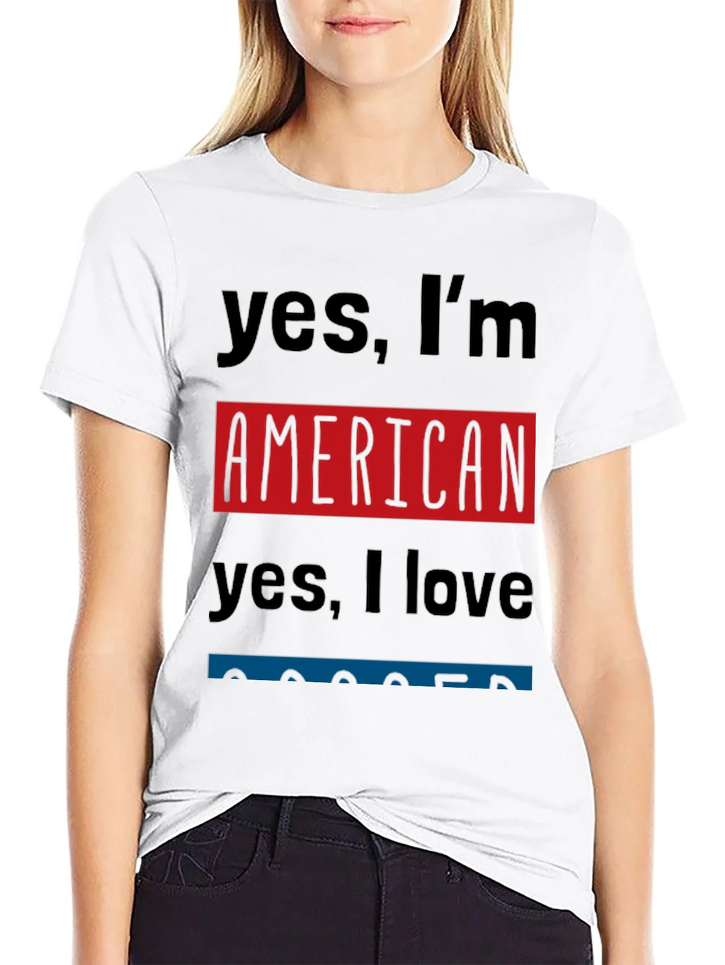 American Pride T-Shirt: Yes Im product image 4