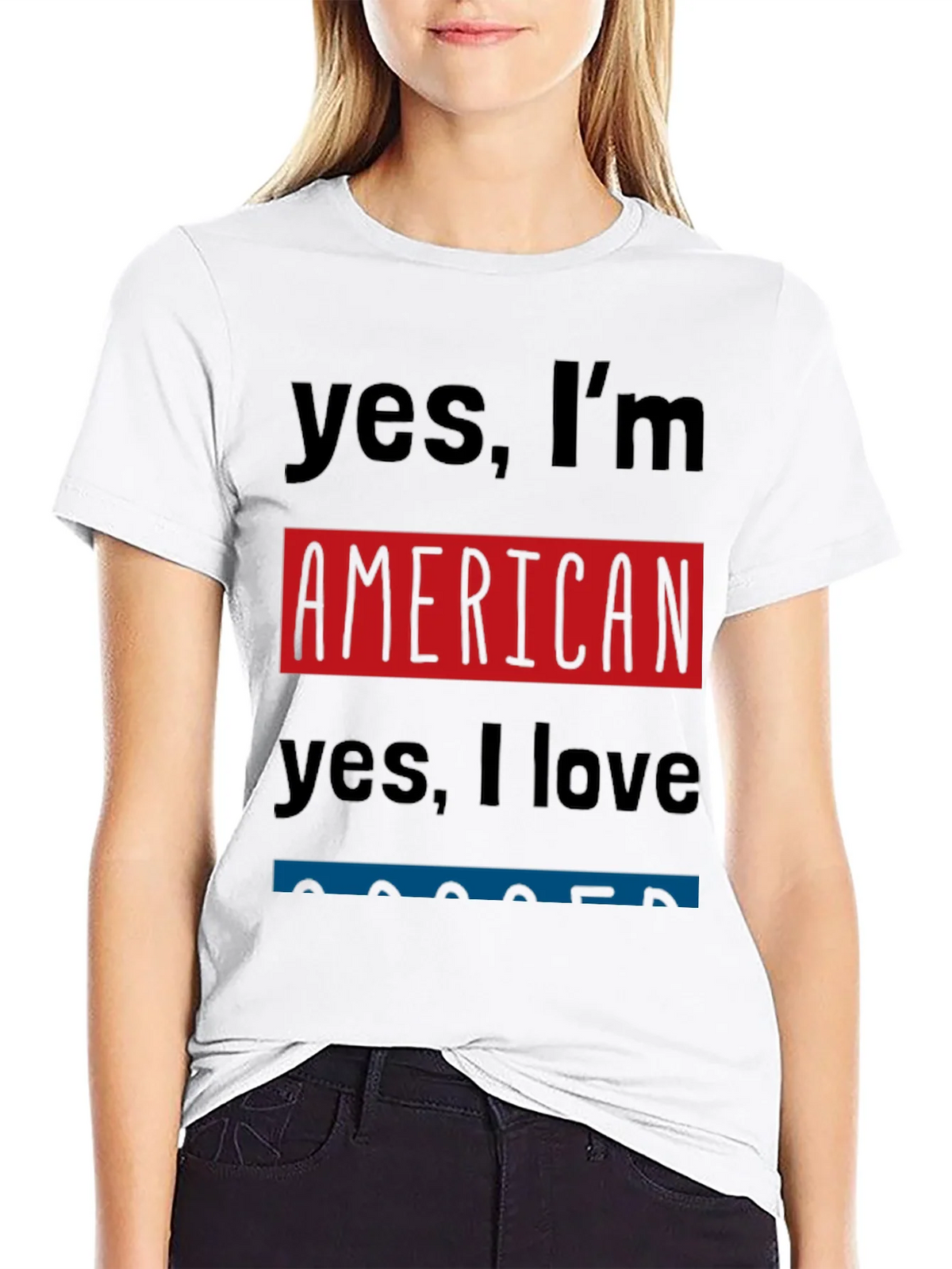 American Pride T-Shirt: Yes Im product image 4