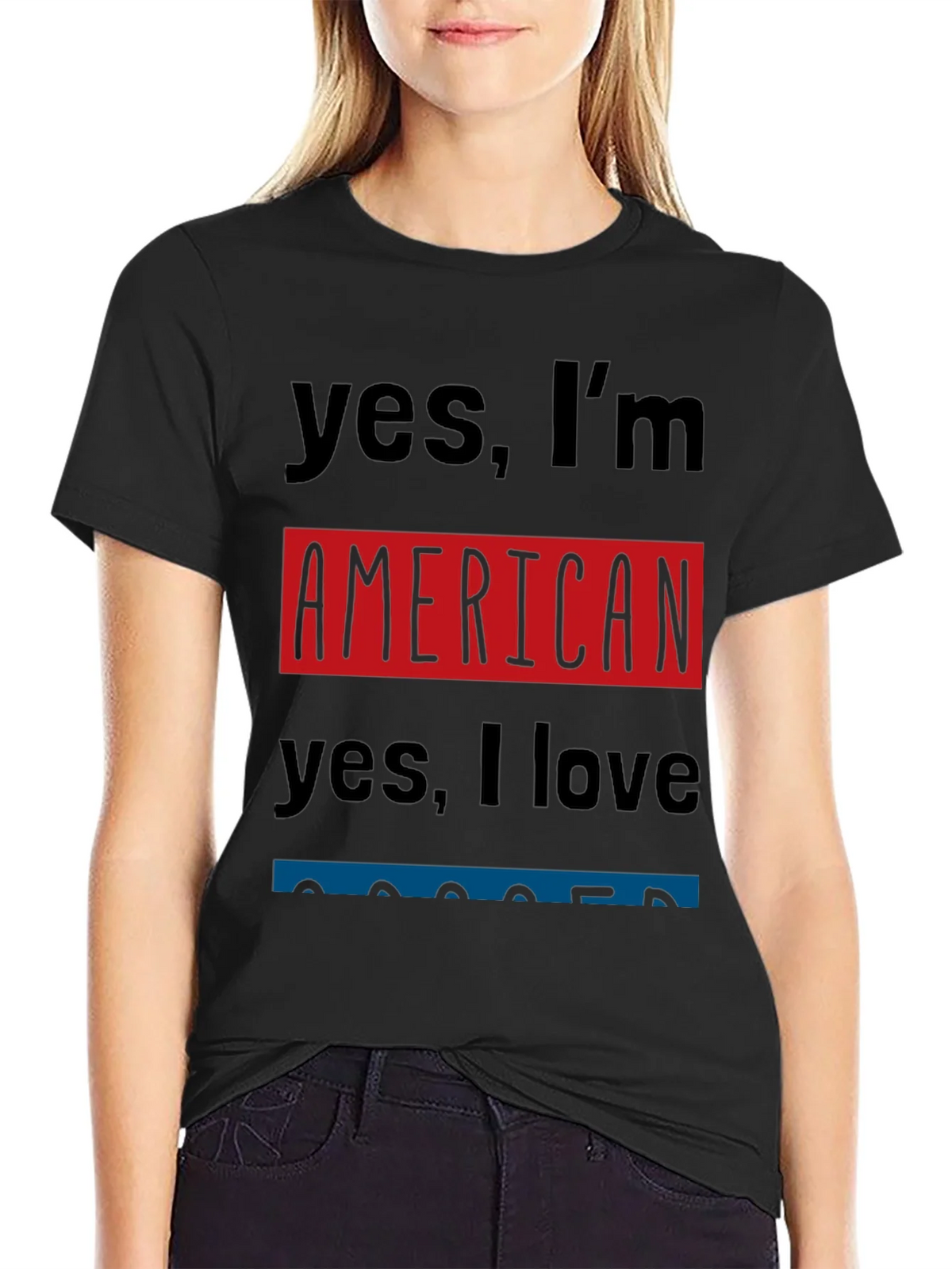 American Pride T-Shirt: Yes Im product image 2