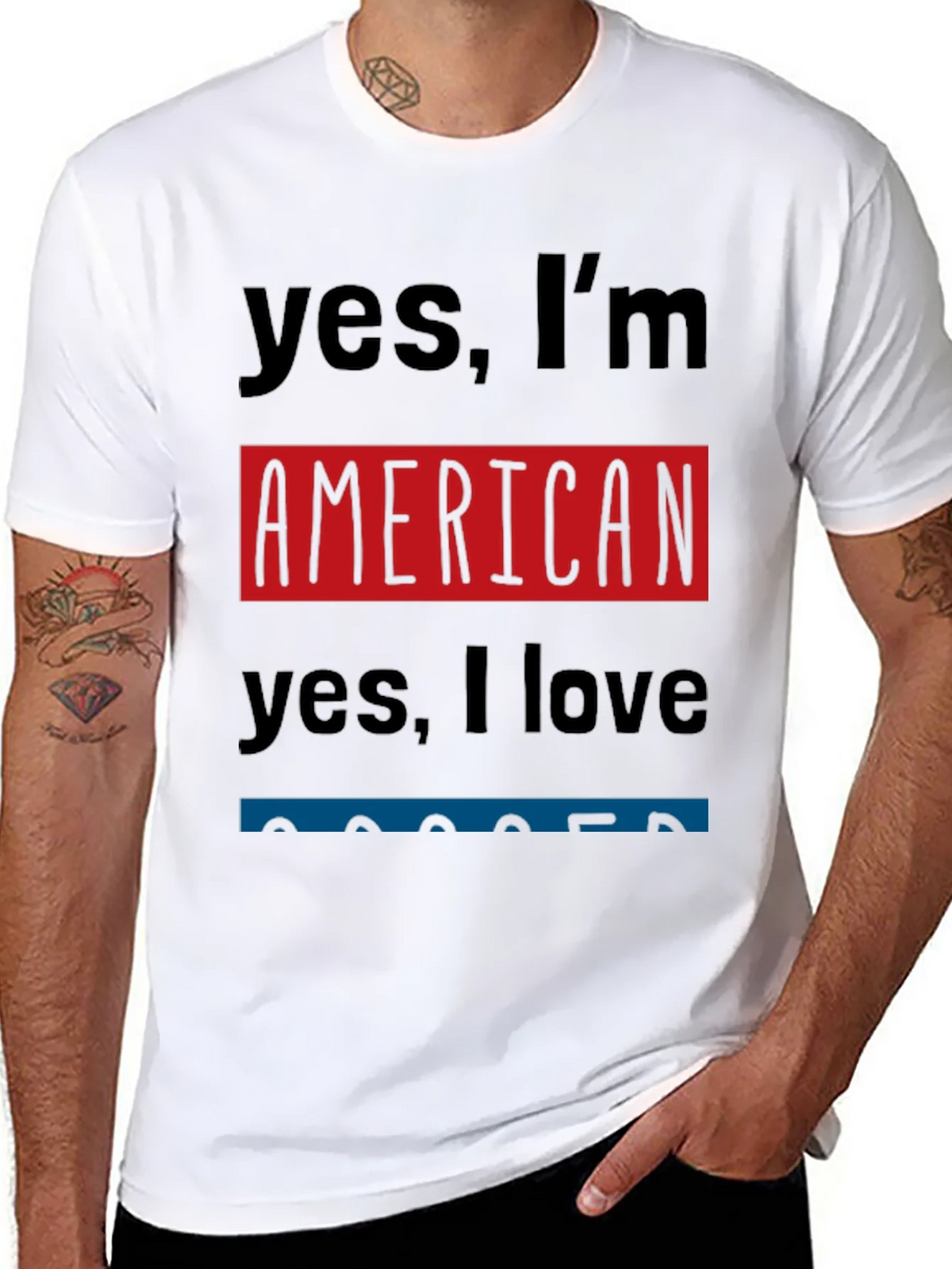American Pride T-Shirt: Yes Im product image 3