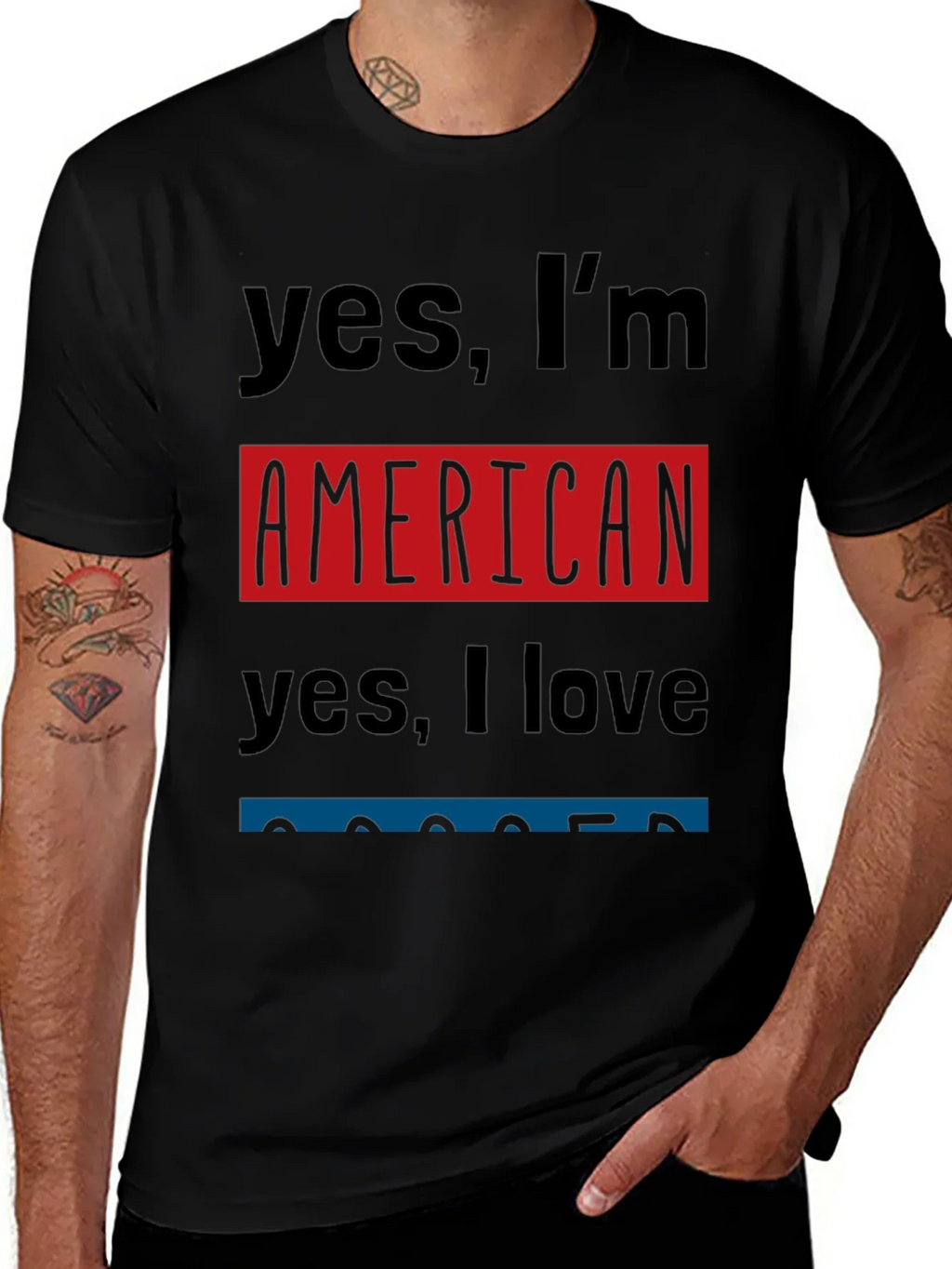 American Pride T-Shirt: Yes Im product image 1