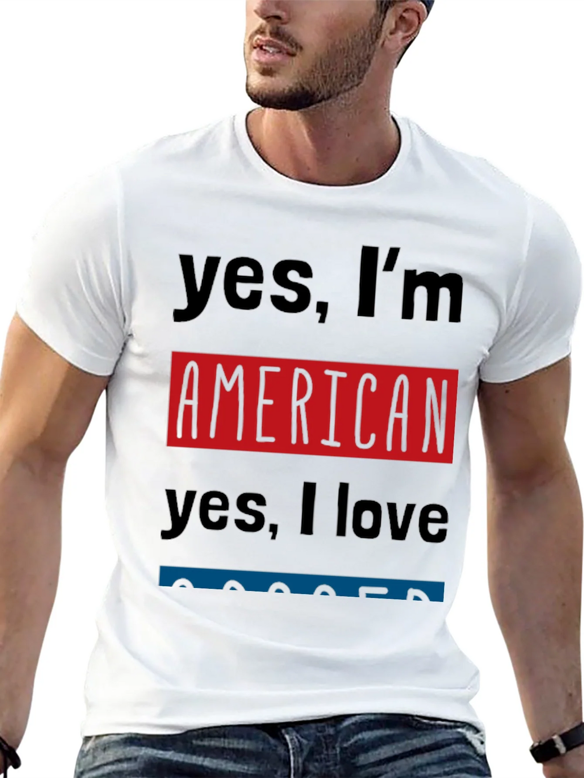 American Pride T-Shirt: Yes Im product image 5