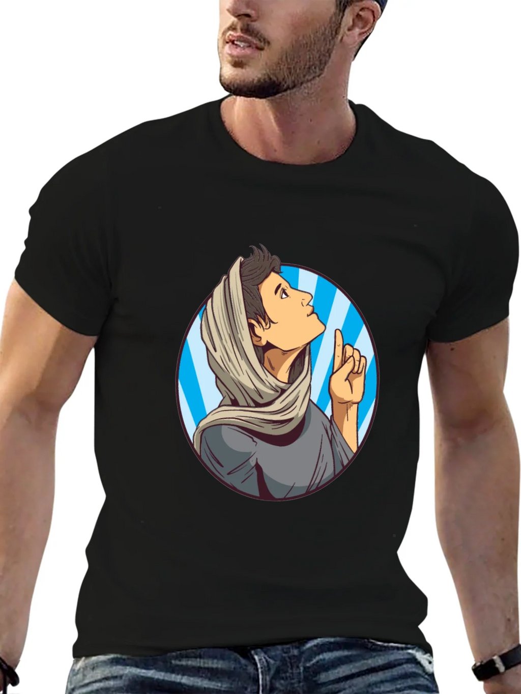 Cartoon Man T-Shirt product image 5