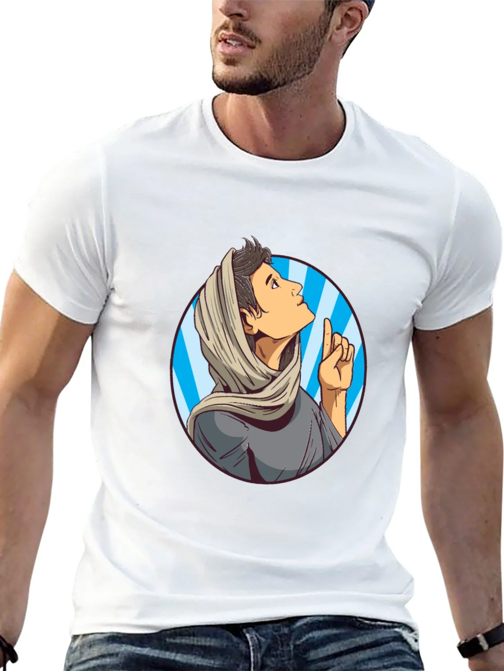 Cartoon Man T-Shirt product image 10