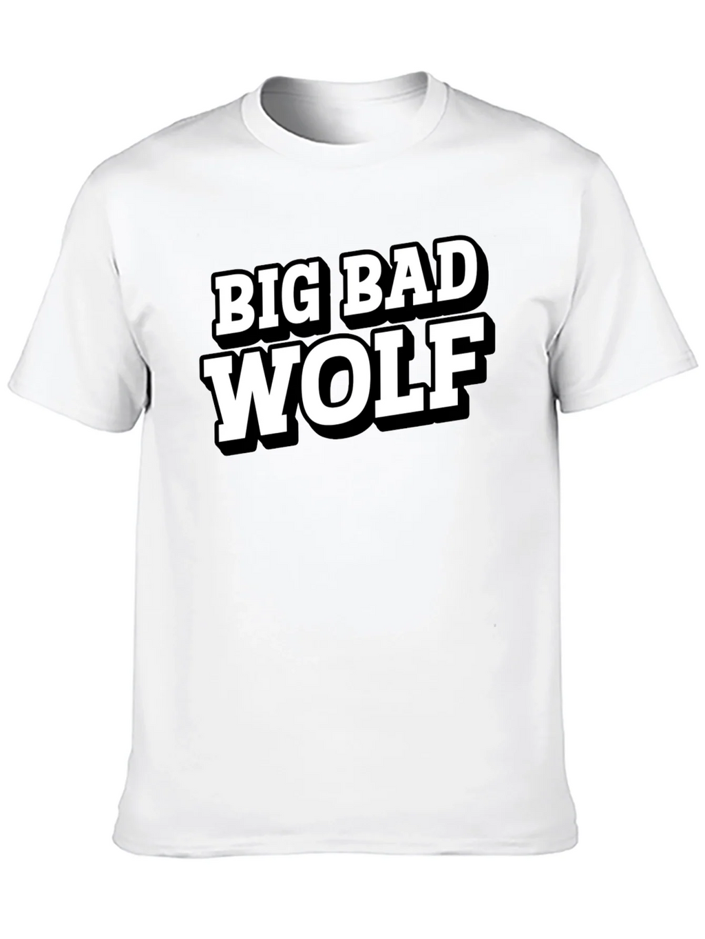 Big Bad Wolf Black Graphic T-Shirt product image 7
