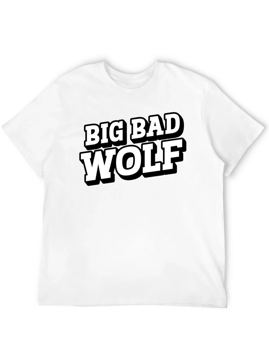 Big Bad Wolf Black Graphic T-Shirt product image 9