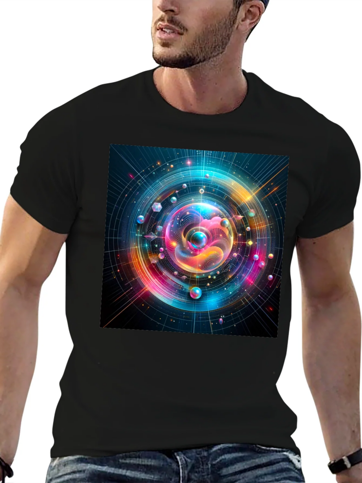 Colorful Space T-Shirt - Unique Design product image 6