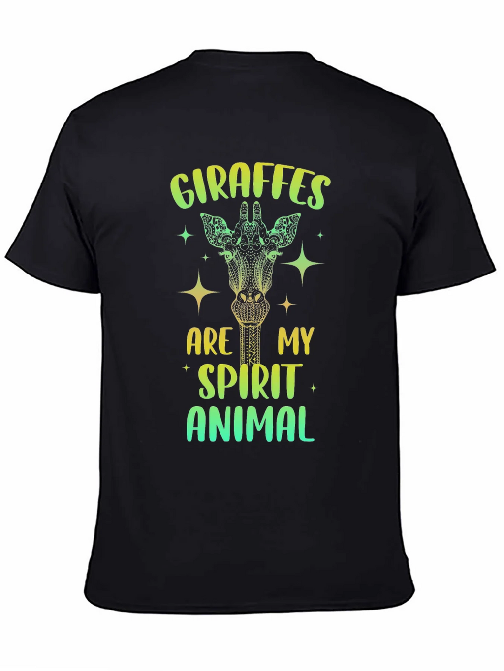 Giraffe Spirit Animal Graphic Tee product image 4