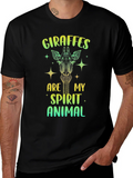 Giraffe Spirit Animal Graphic Tee product image 1