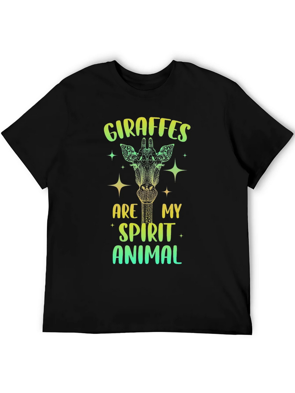 Giraffe Spirit Animal Graphic Tee product image 5