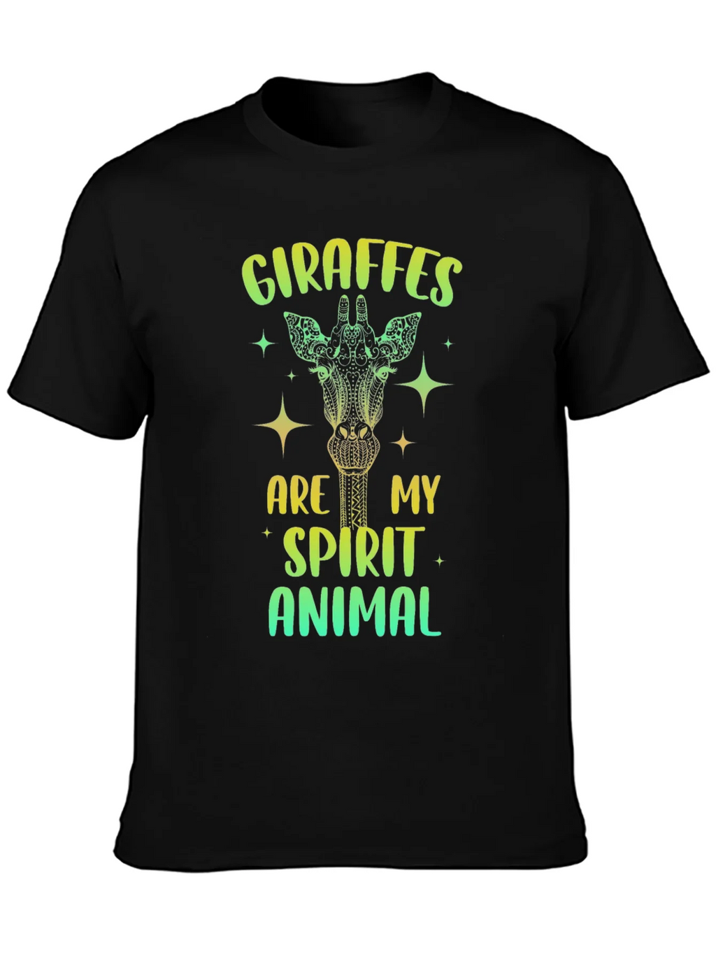 Giraffe Spirit Animal Graphic Tee product image 3