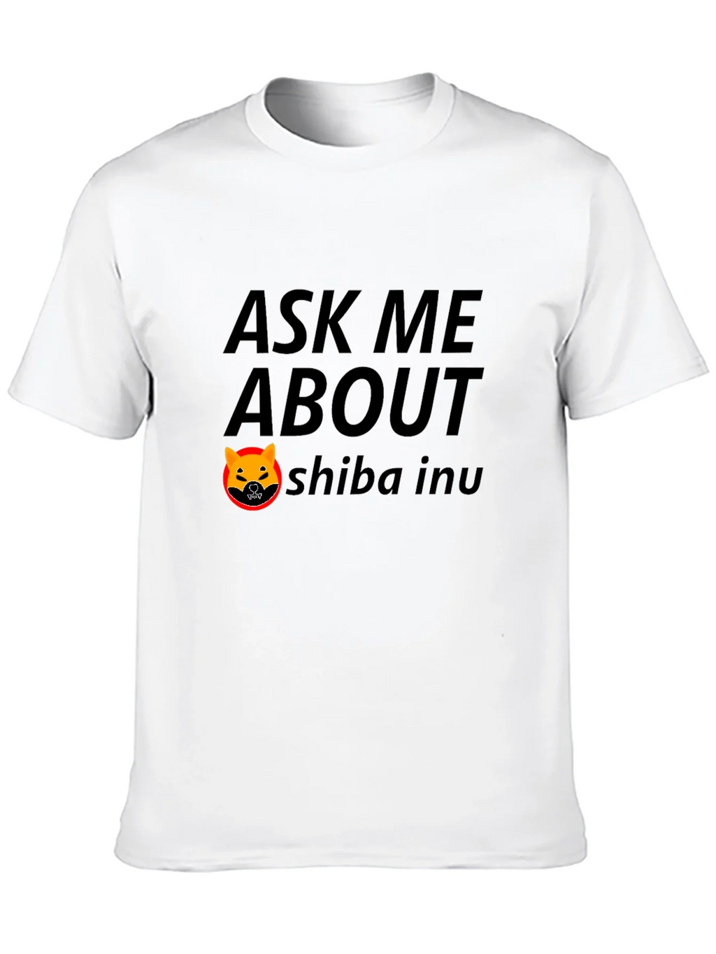 Ask Me About Shiba Inu Black T-Shirt product image 5