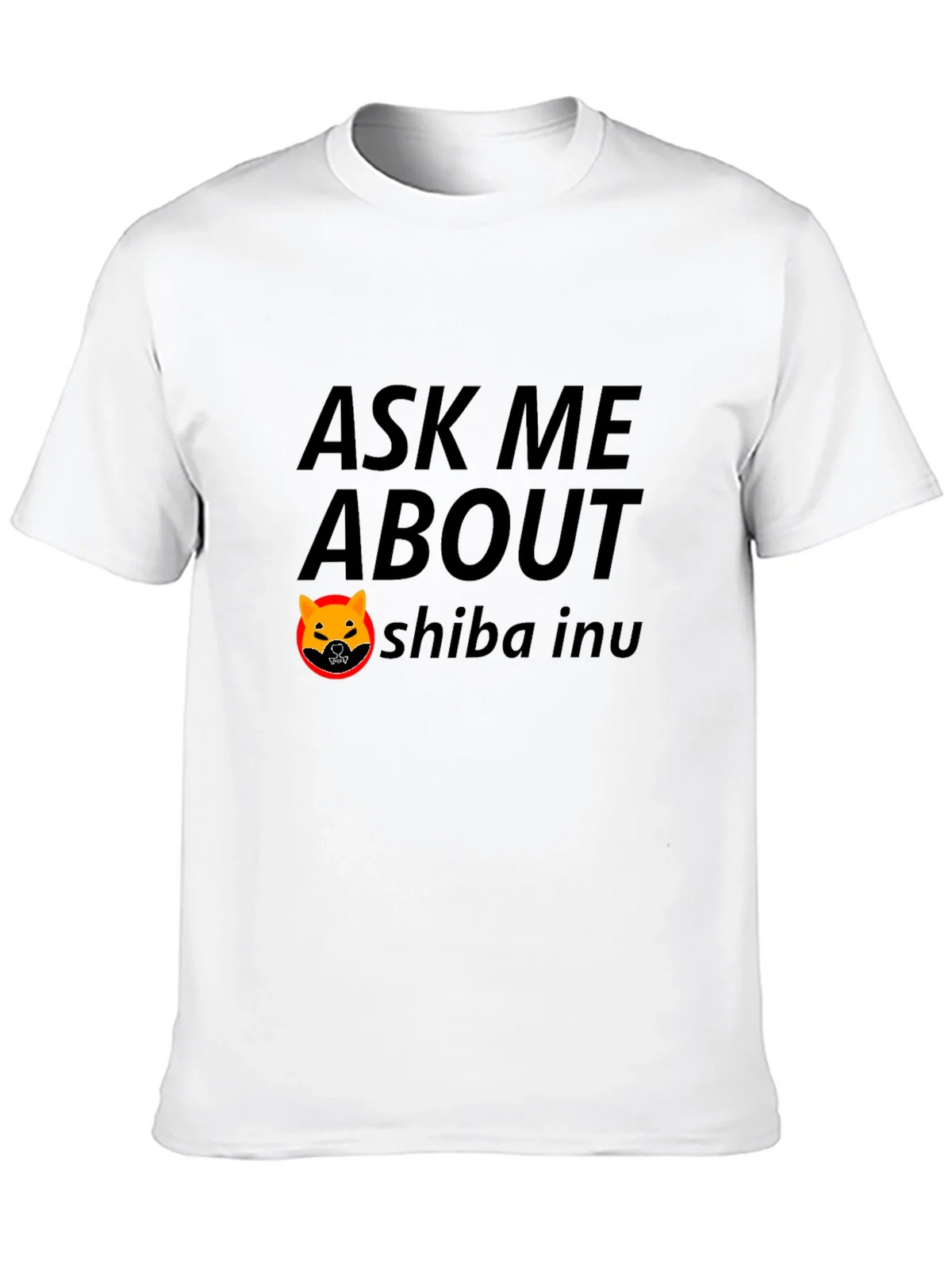 Ask Me About Shiba Inu Black T-Shirt product image 5