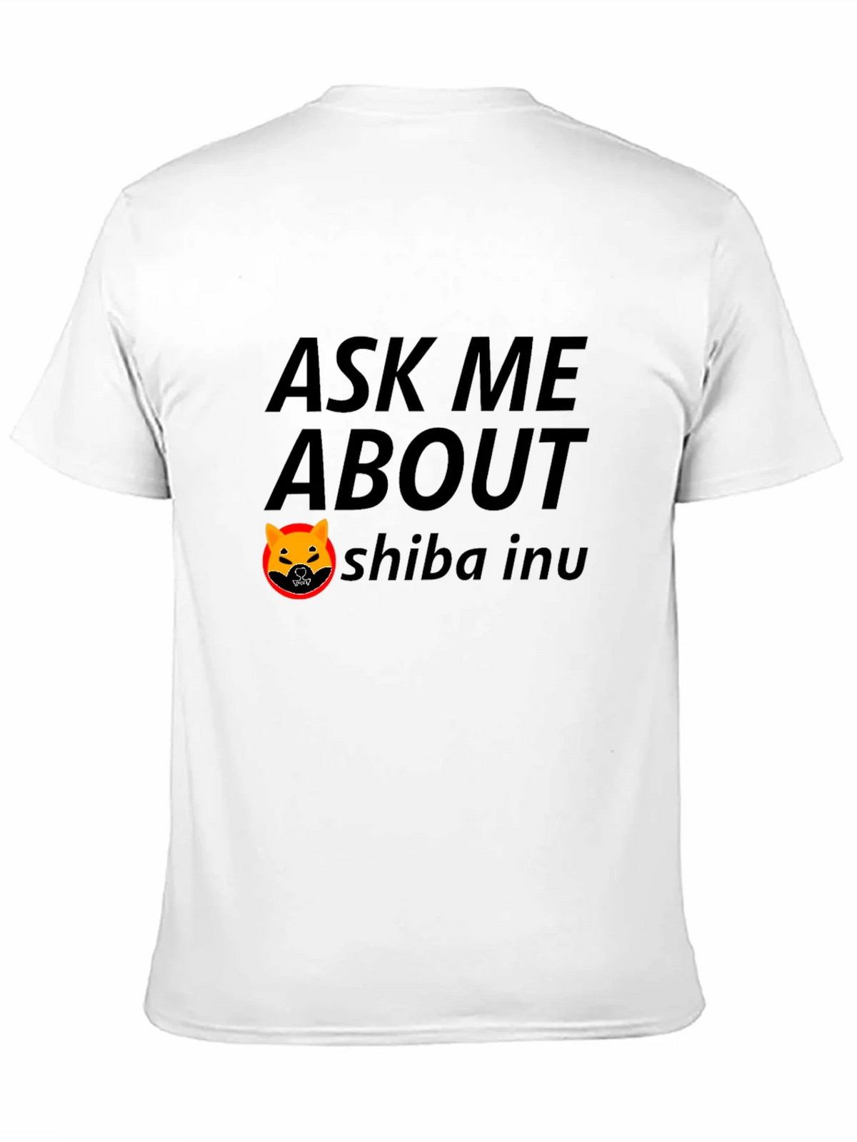 Ask Me About Shiba Inu Black T-Shirt product image 6
