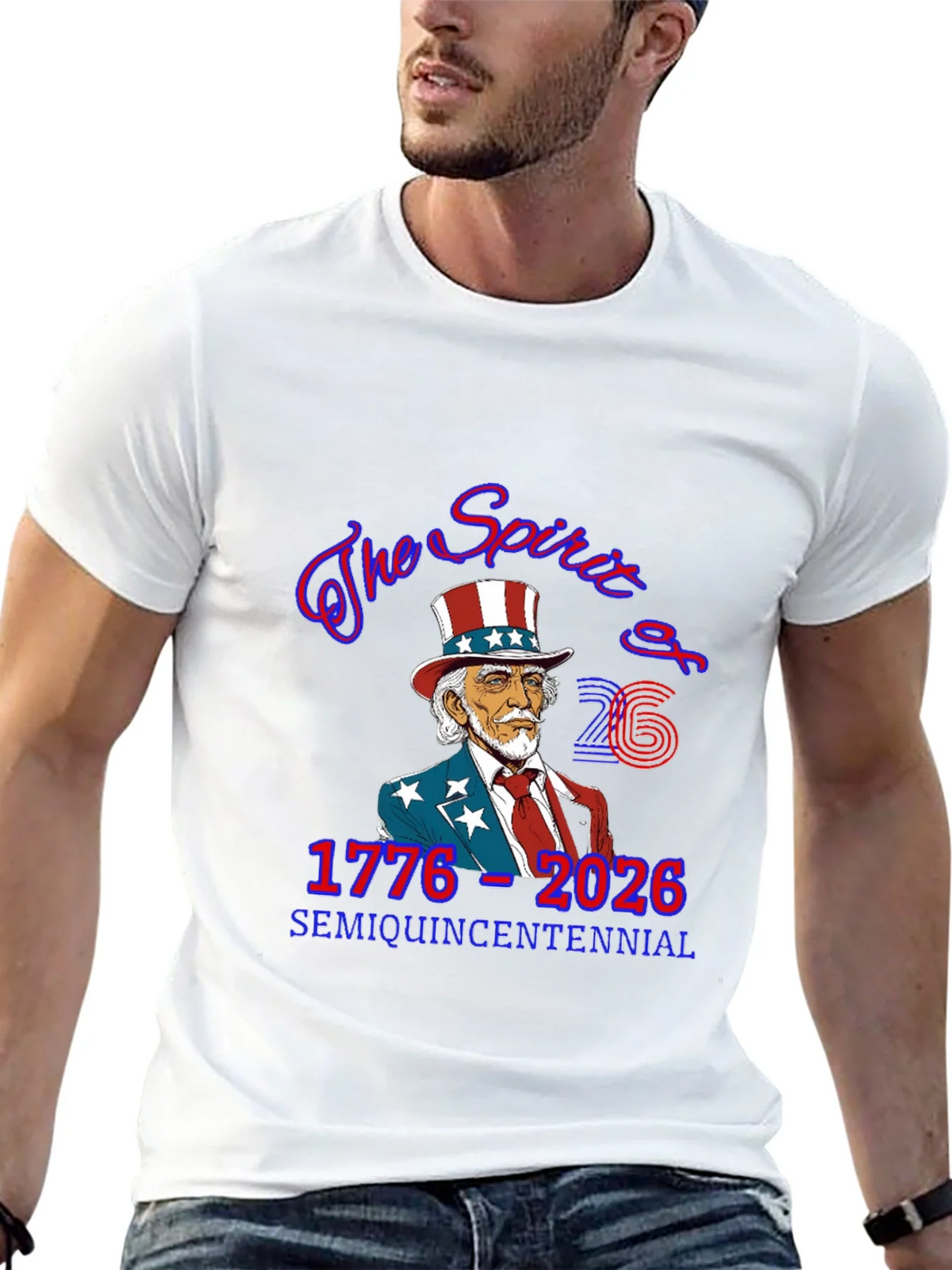Semi-Quincentennial USA Patriotic T-Shirt product image 12